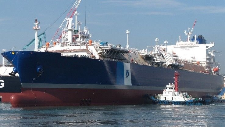 FSRU construction progressing with hull launch at South Korean shipyard