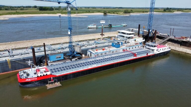HGK Shipping and Wattlab pioneer hybrid solar-powered inland shipping vessel